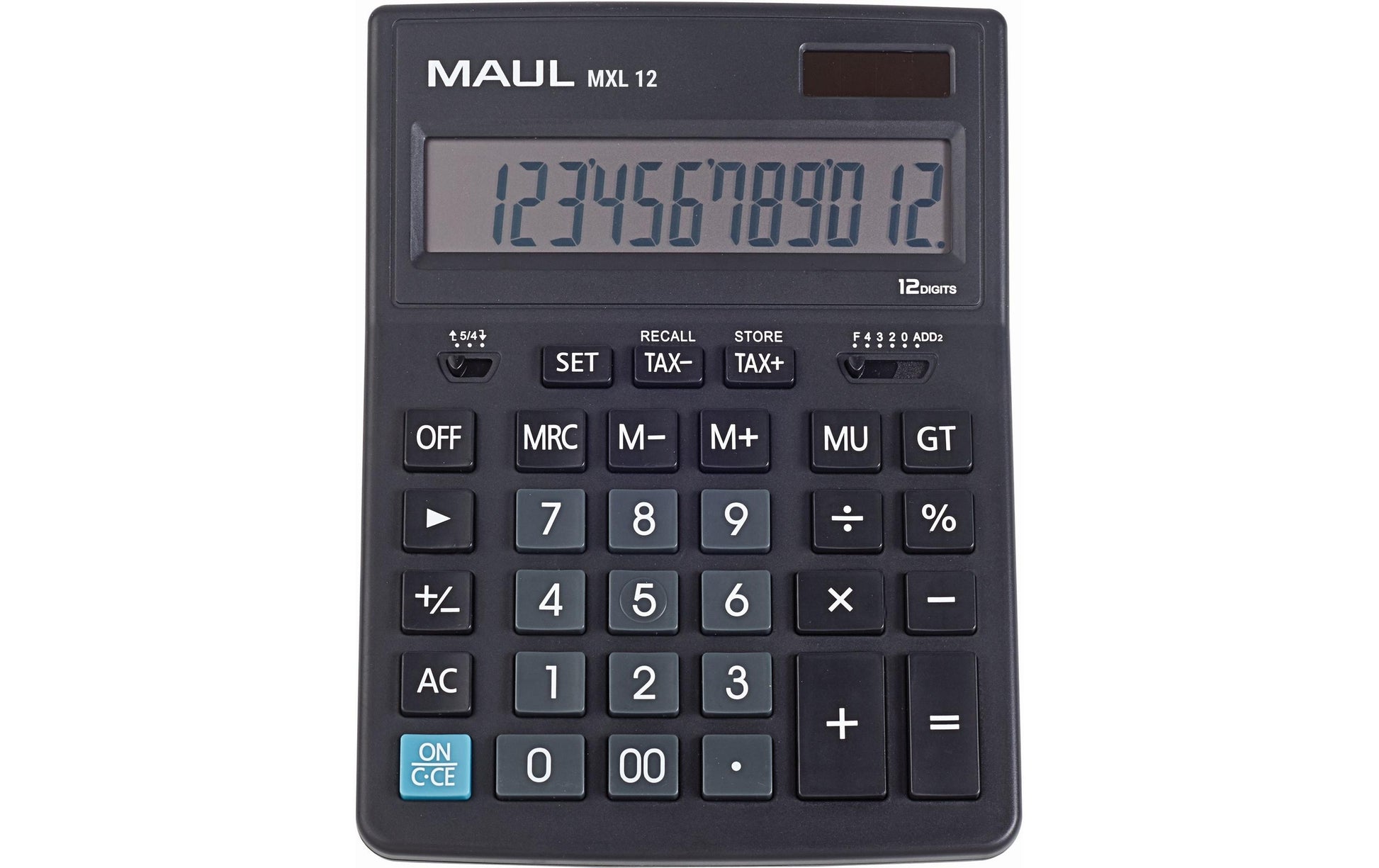 MAUL Tischrechner MXL 12 – Schwarz