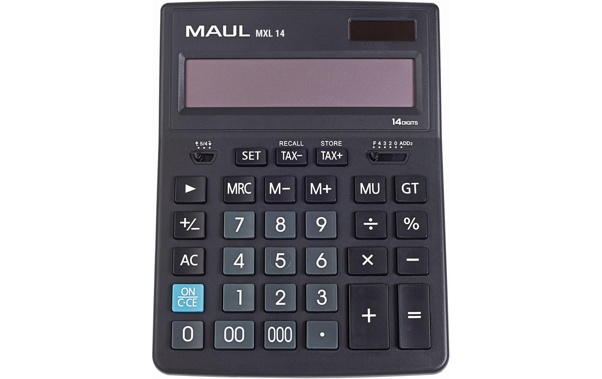 MAUL Tischrechner MXL 14 – Schwarz