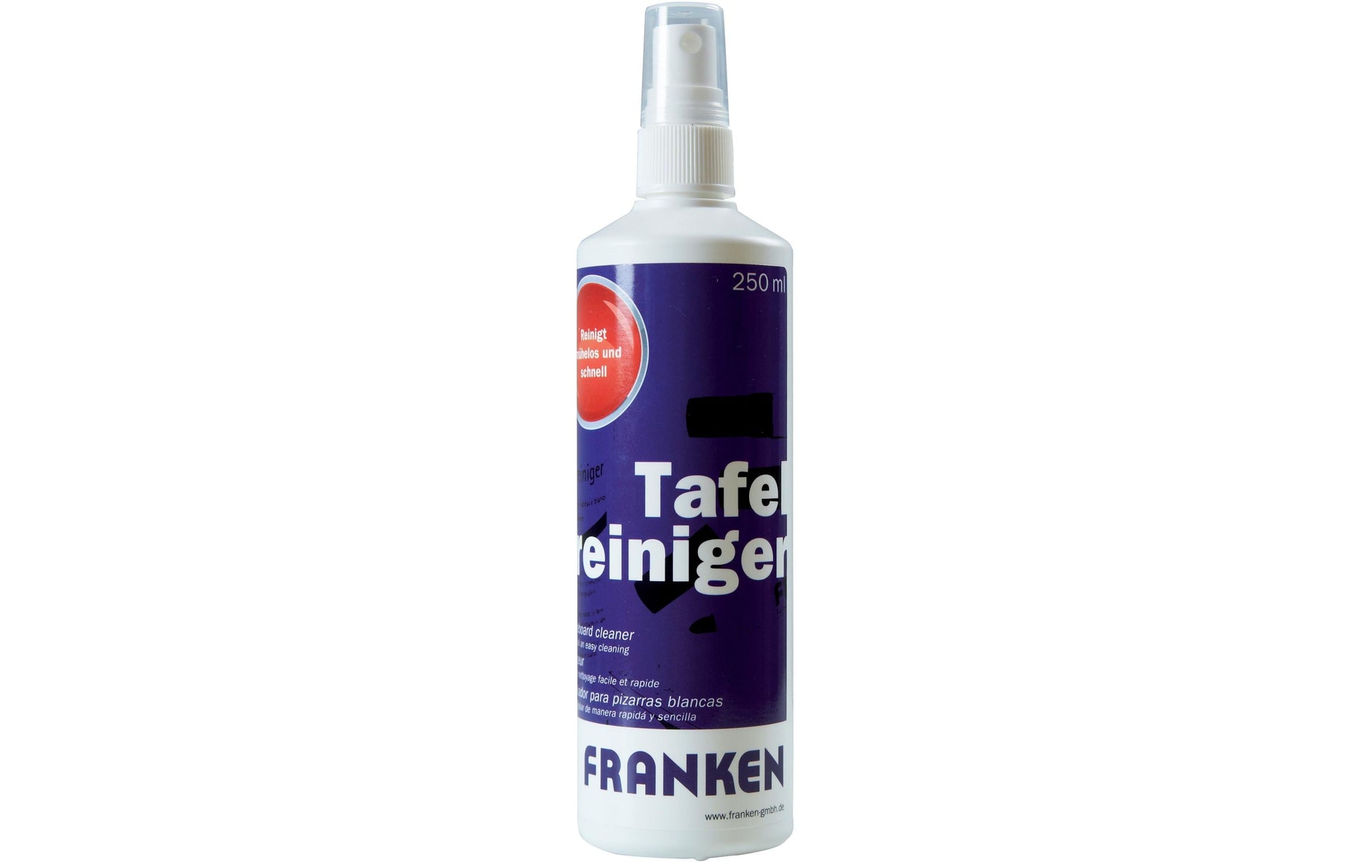 Franken Z1915 Whiteboard-Reiniger für Weisswand-/Magnettafeln – Pumpspray – 250 ml