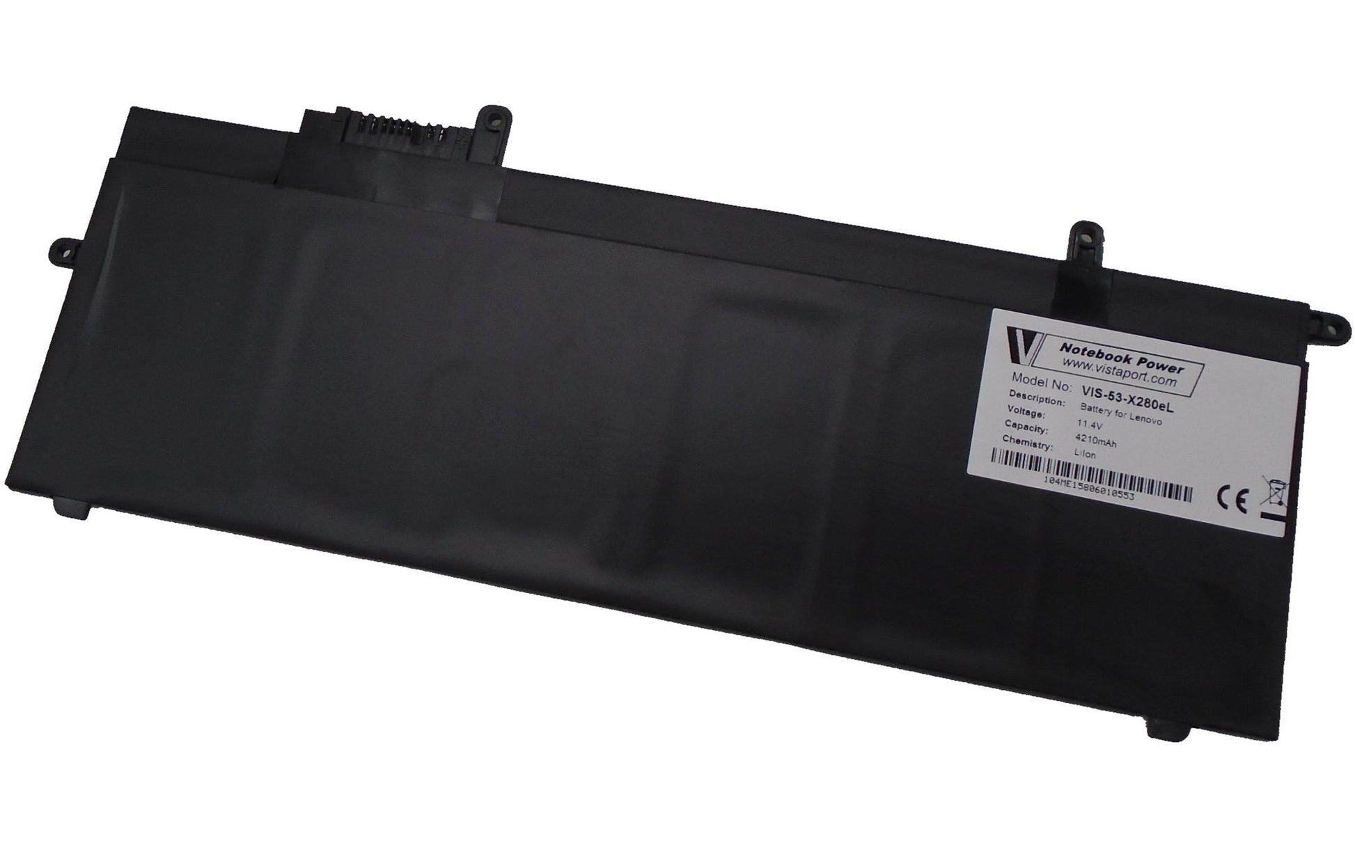 Vistaport Notebook-Akku – für Lenovo ThinkPad X280, A285, X29 – 48 Wh, 11,4 V (3 Zellen) – Schwarz