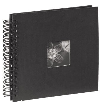 Hama Fotoalbum – für 280 × 240 mm, schwarz, mit Pergaminzwischenblättern, Papier