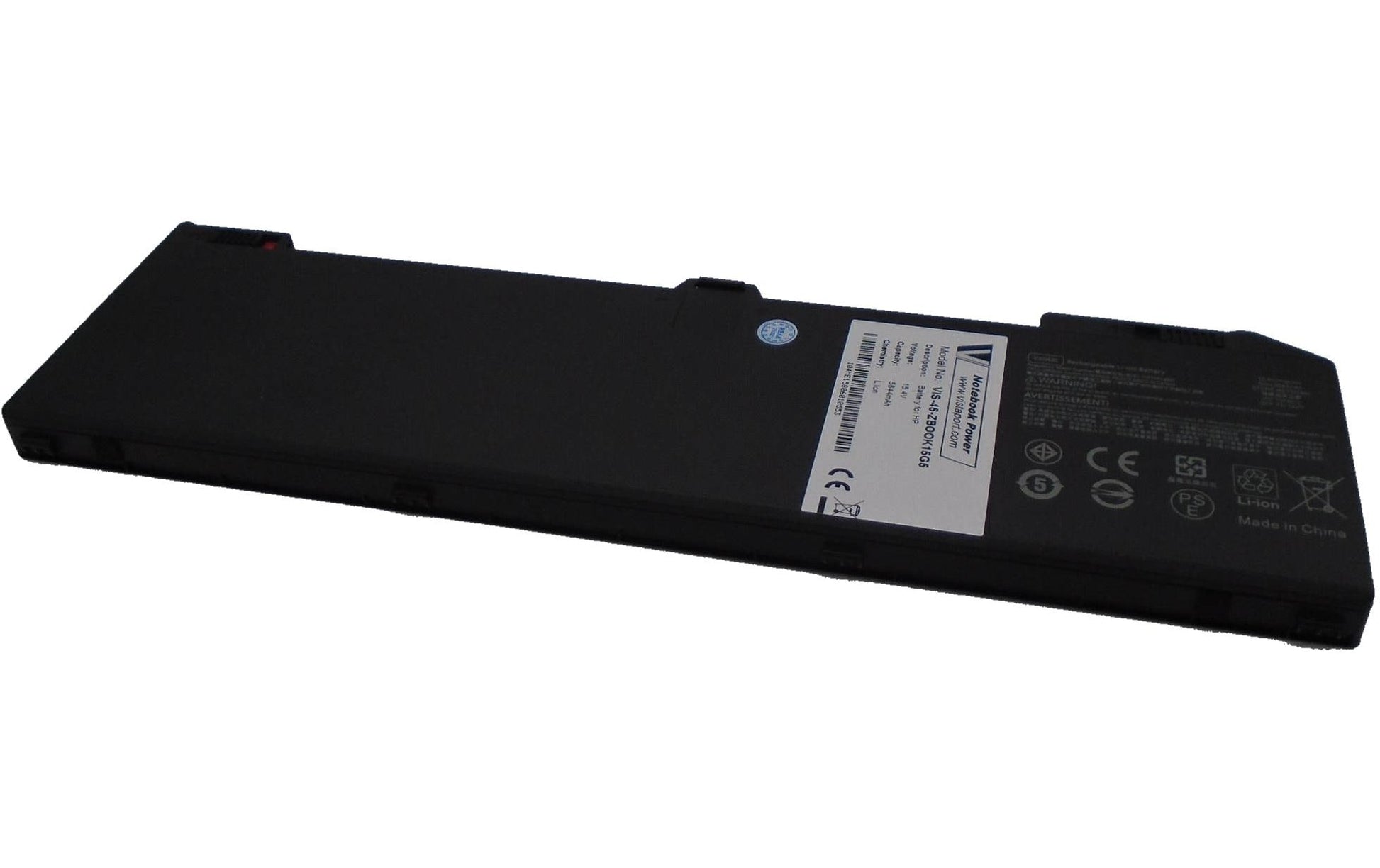 Vistaport Notebook-Akku – für HP ZBook 15 (5.–6. Gen.), HP 15 (5.–6. Gen.) – 90 Wh, 15,4 V (4 Zellen) – Schwarz