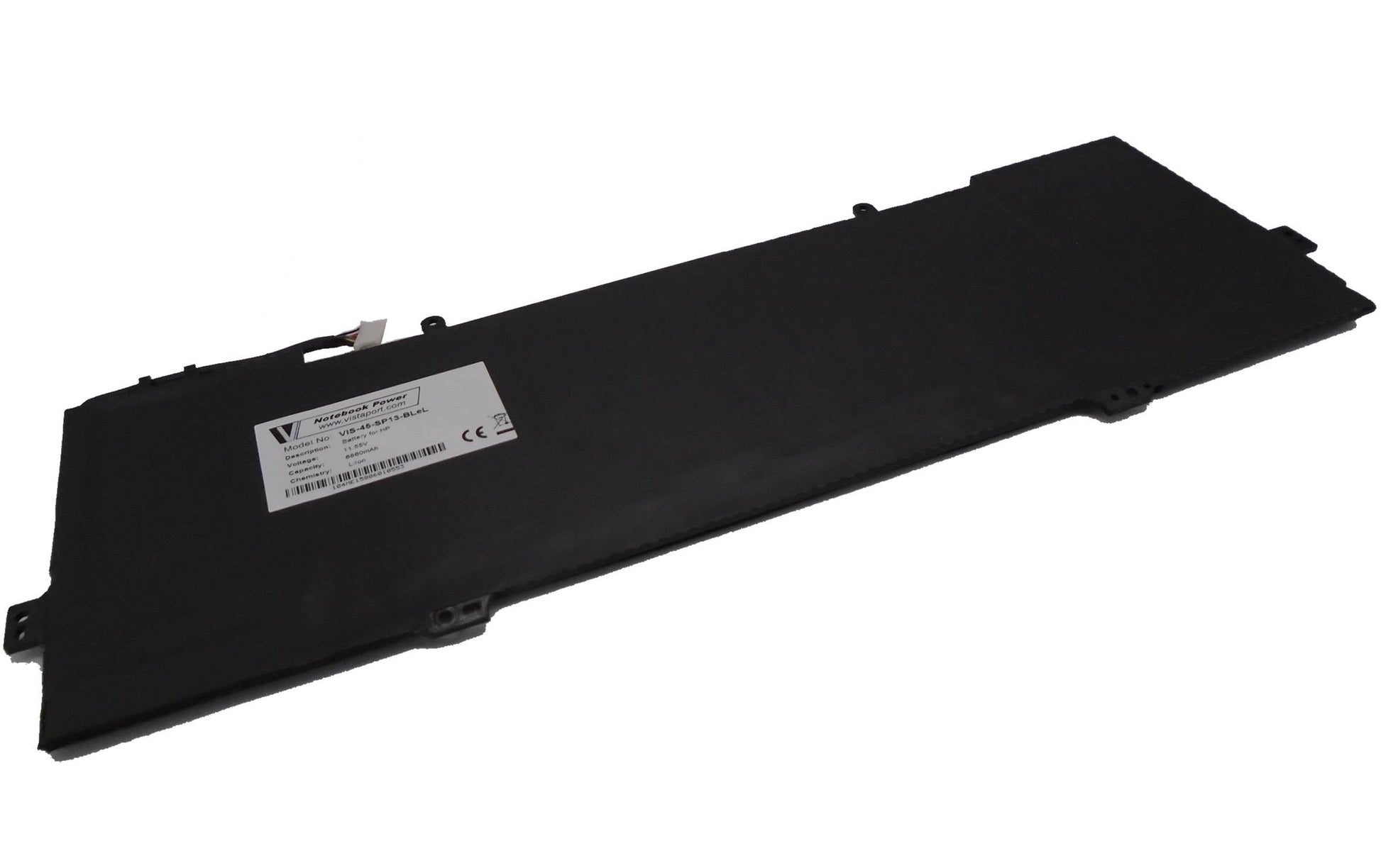 Vistaport Notebook-Akku – für HP Spectre X360 13-BL – 79,2 Wh, 11,55 V (6 Zellen) – Schwarz