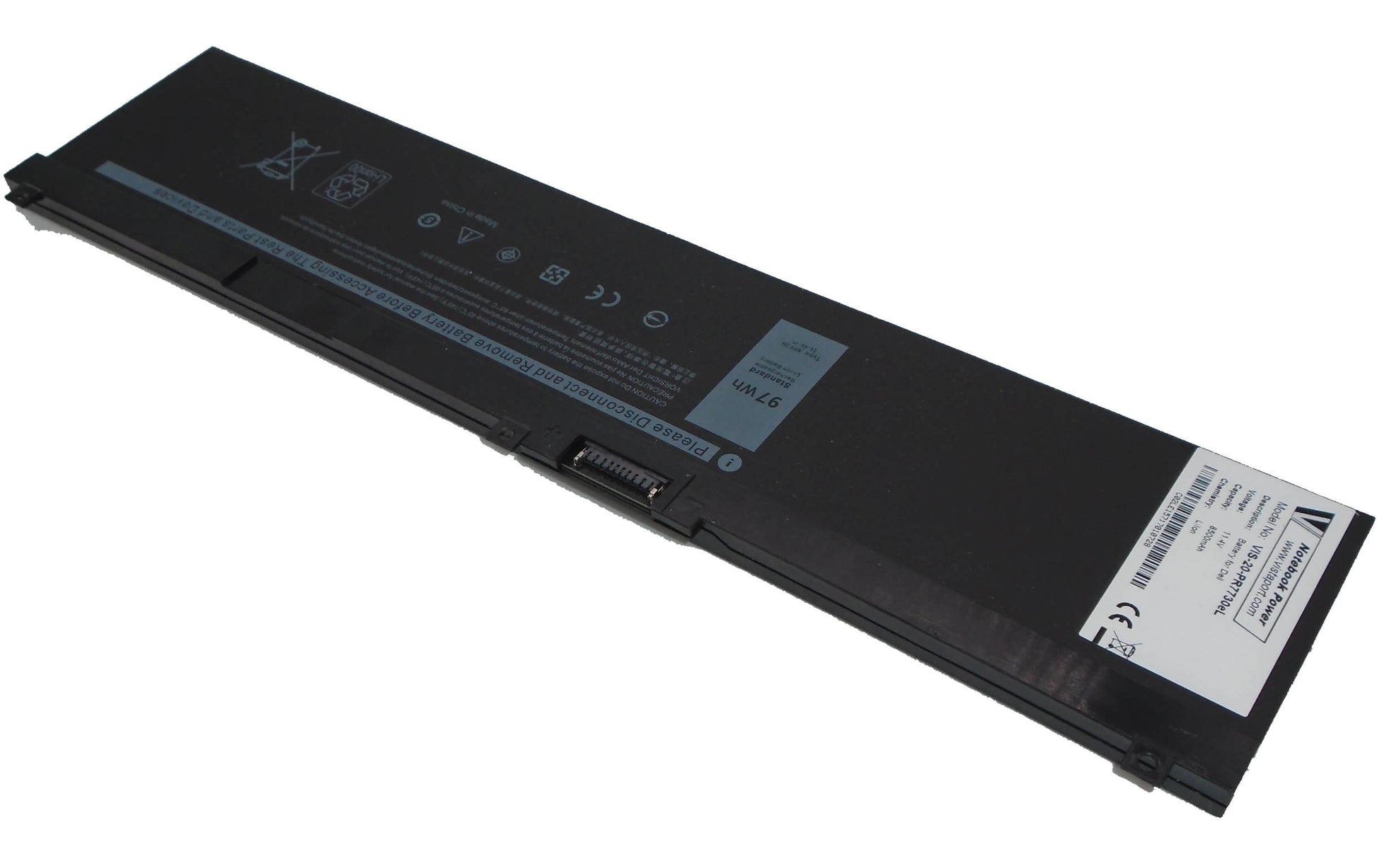 Vistaport VIS-20-PR7730EL Notebook-Akku – für Dell Precision 7530/7730 – 96,9 Wh, 11,4 V (6 Zellen) – Schwarz