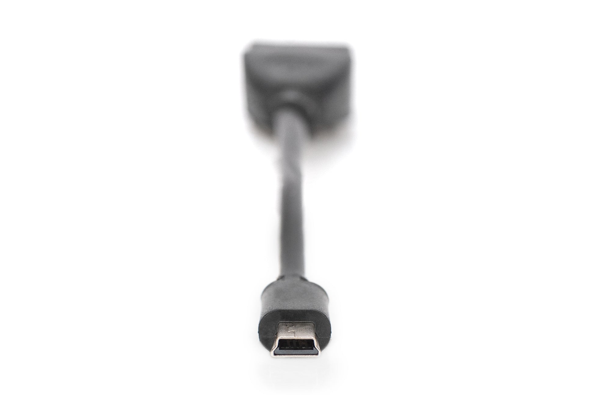 Digitus USB-Kabel, Mini-USB zu USB-A, 0,2 m, USB 2.0