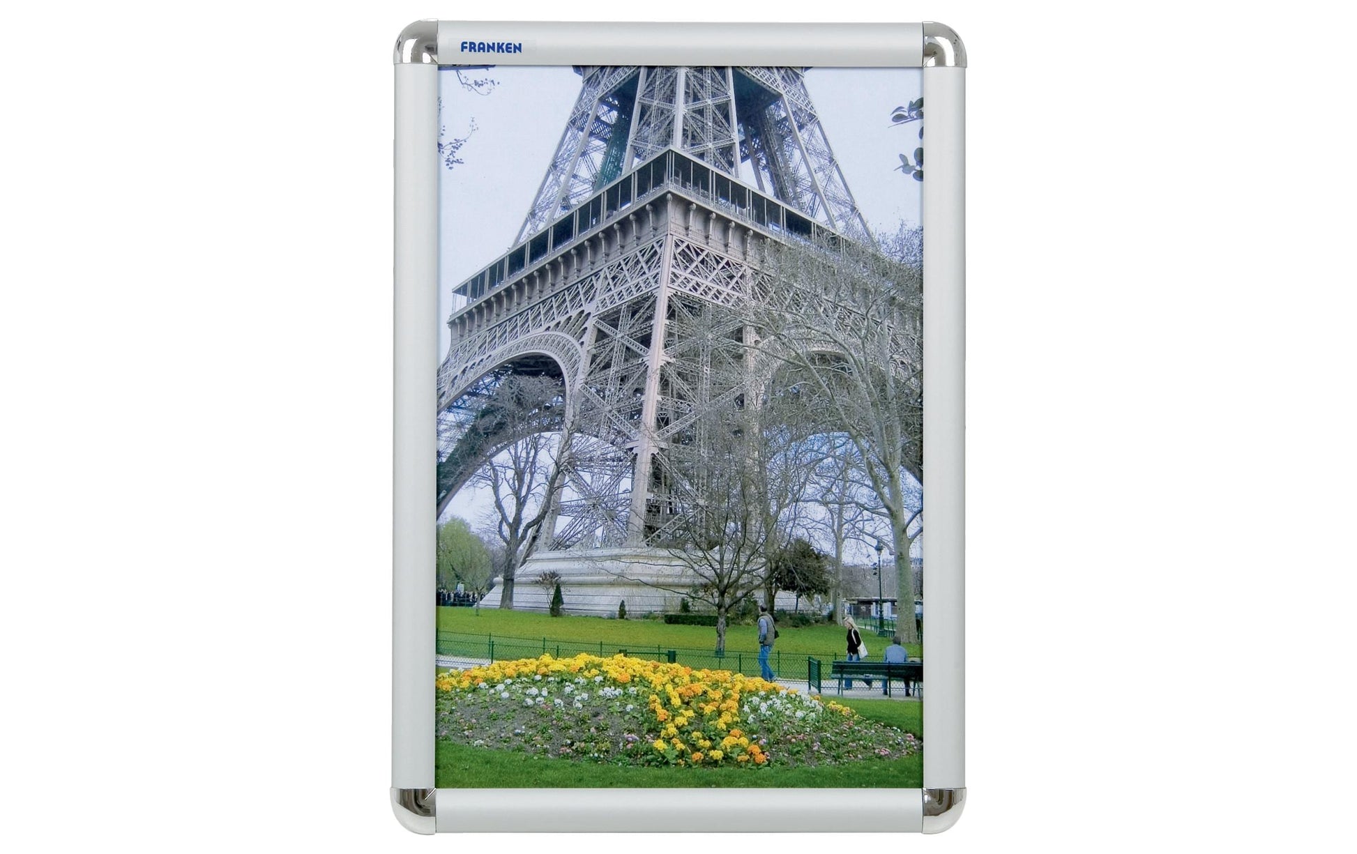 Franken Plakatrahmen – für A3 – Klapprahmen – Silber – Aluminium – 327×450×12 mm