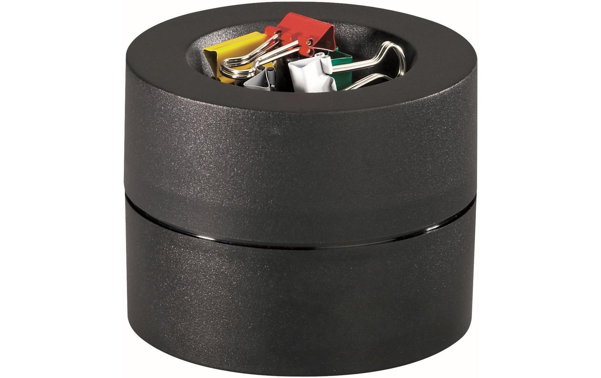 MAUL Klammerspender – Kunststoff, Schwarz, 73 × 60 mm