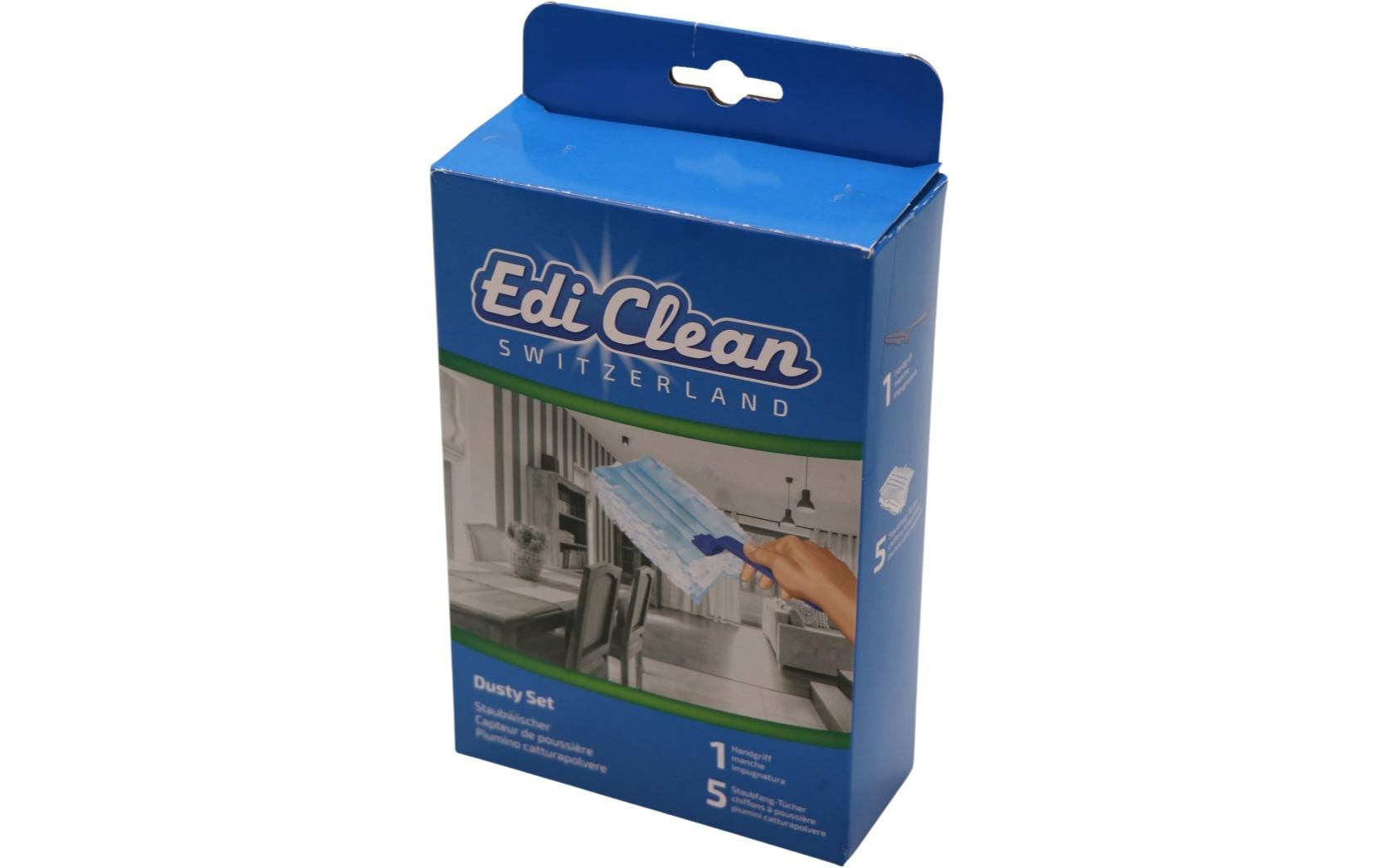 Edi Baur Staubwedel Edi Clean Dusty – Polypropylen, blau, 6 Stk., 21 cm
