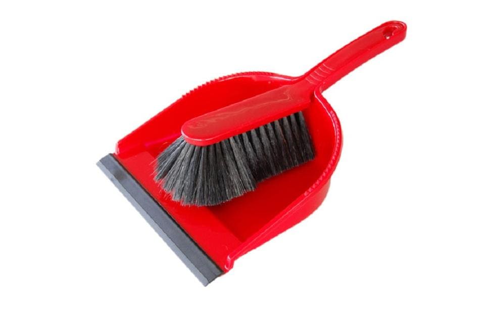 Edi Baur Kehrgarnitur – 22 cm – Polypropylen – Rot