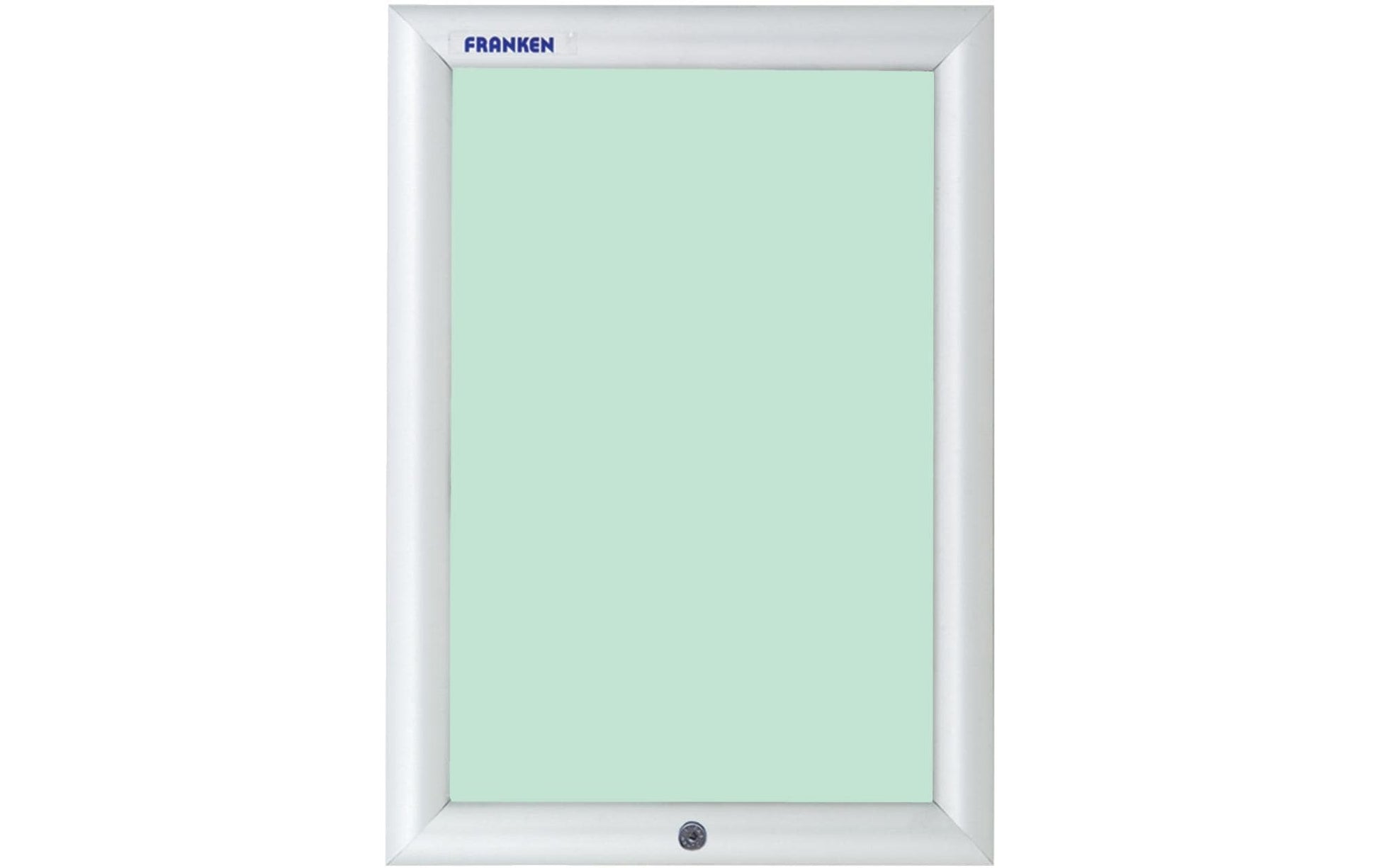 Franken Plakatrahmen Security – für A4 – abschliessbar – Klapprahmen – silber – Aluminium/Polystyrol