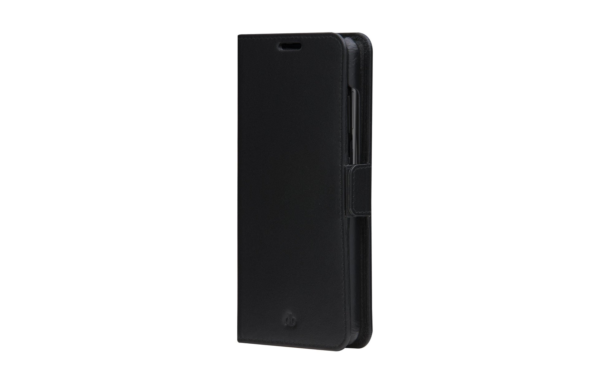 dbramante1928 Booklet-Hülle – für Samsung Galaxy A53 5G – schwarz – Leder – mit Kartenfach, Magnetverschluss