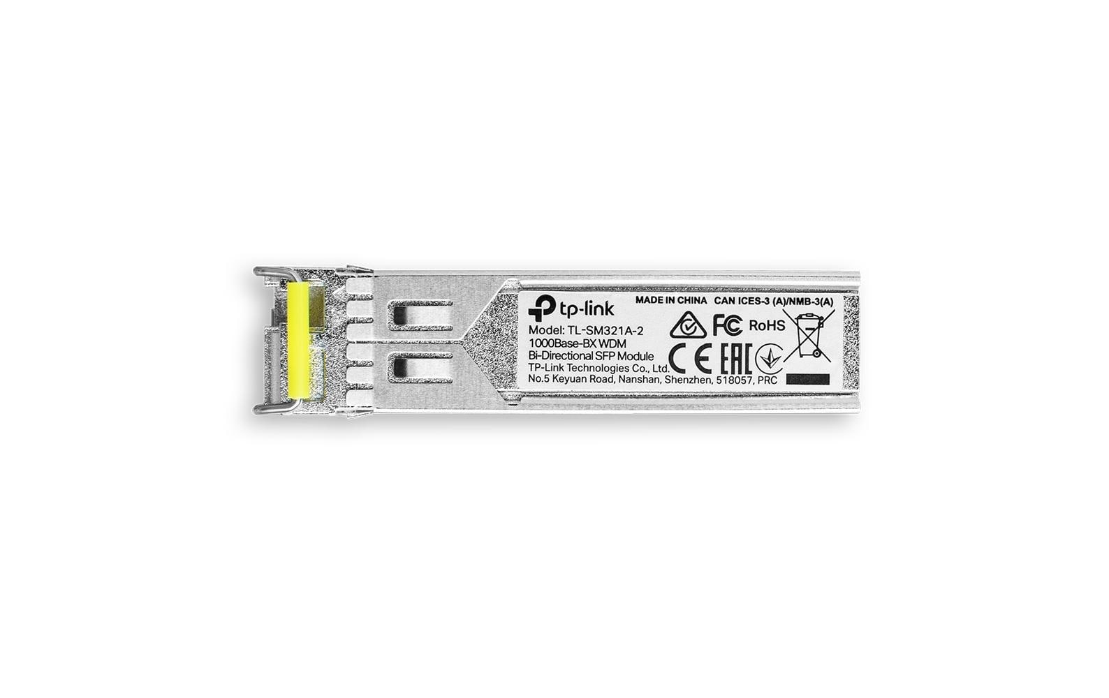 TP-Link SM321A-2 SFP-Transceiver – 1,25 Gbit/s, Single-Mode WDM (BX), LC (UPC), 1000 m, 1550/1310 nm