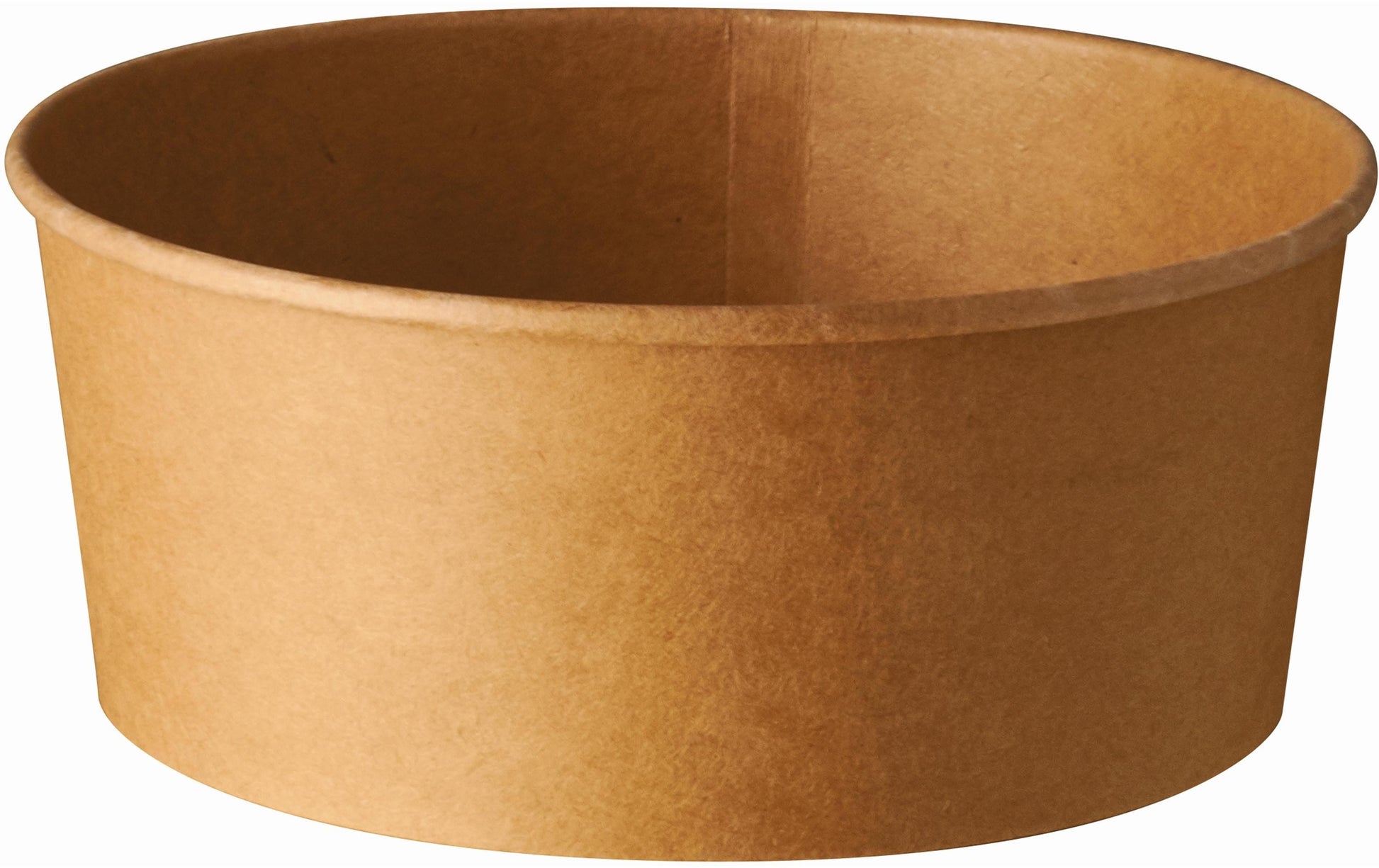 Papstar Salatschale Pappe – 750 ml, Ø 15 cm, H 60 mm, braun, 50 Stück