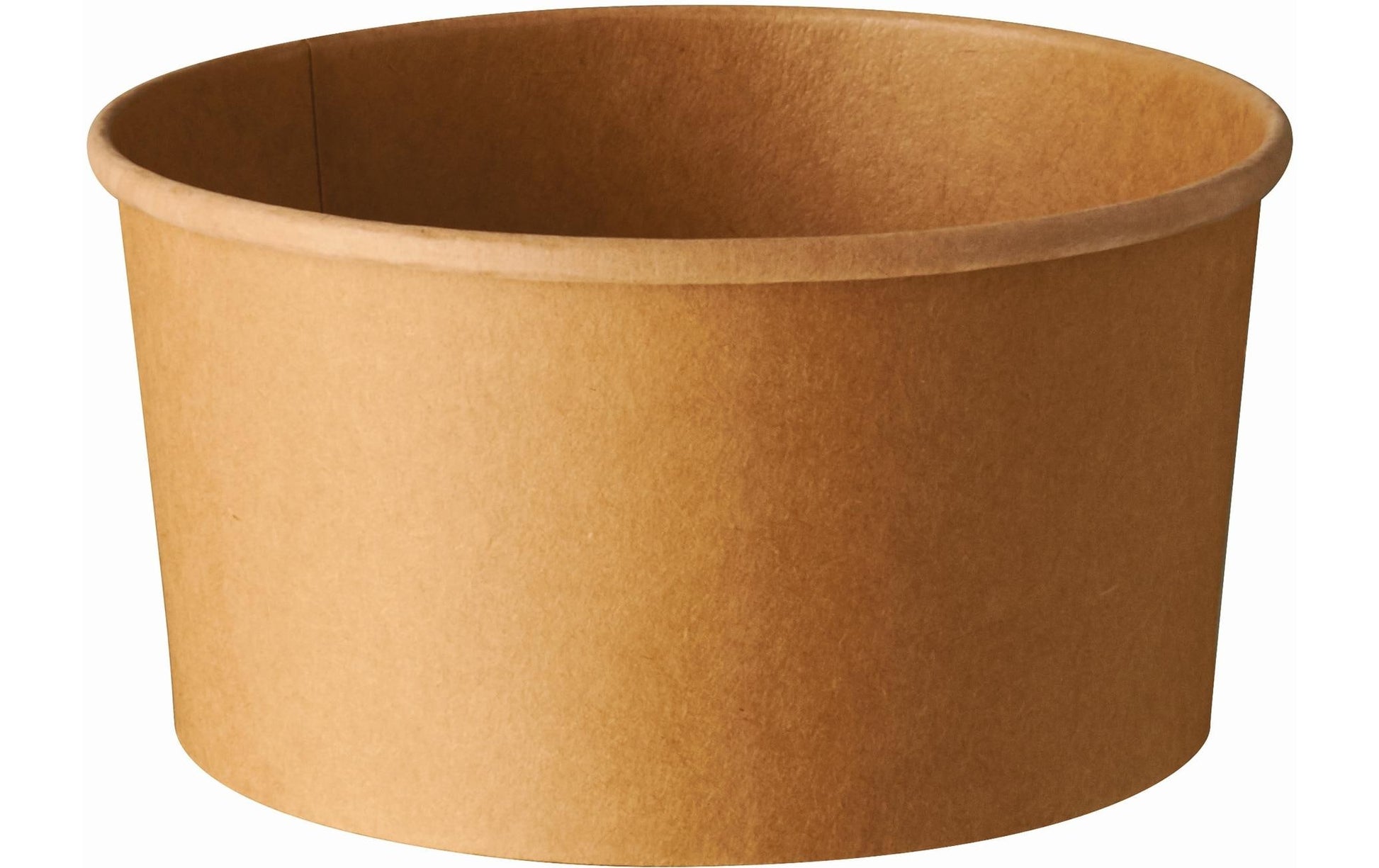 Papstar Salatschale Karton – 1000 ml, Ø 150 mm, H 75 mm, braun, 50 Stück