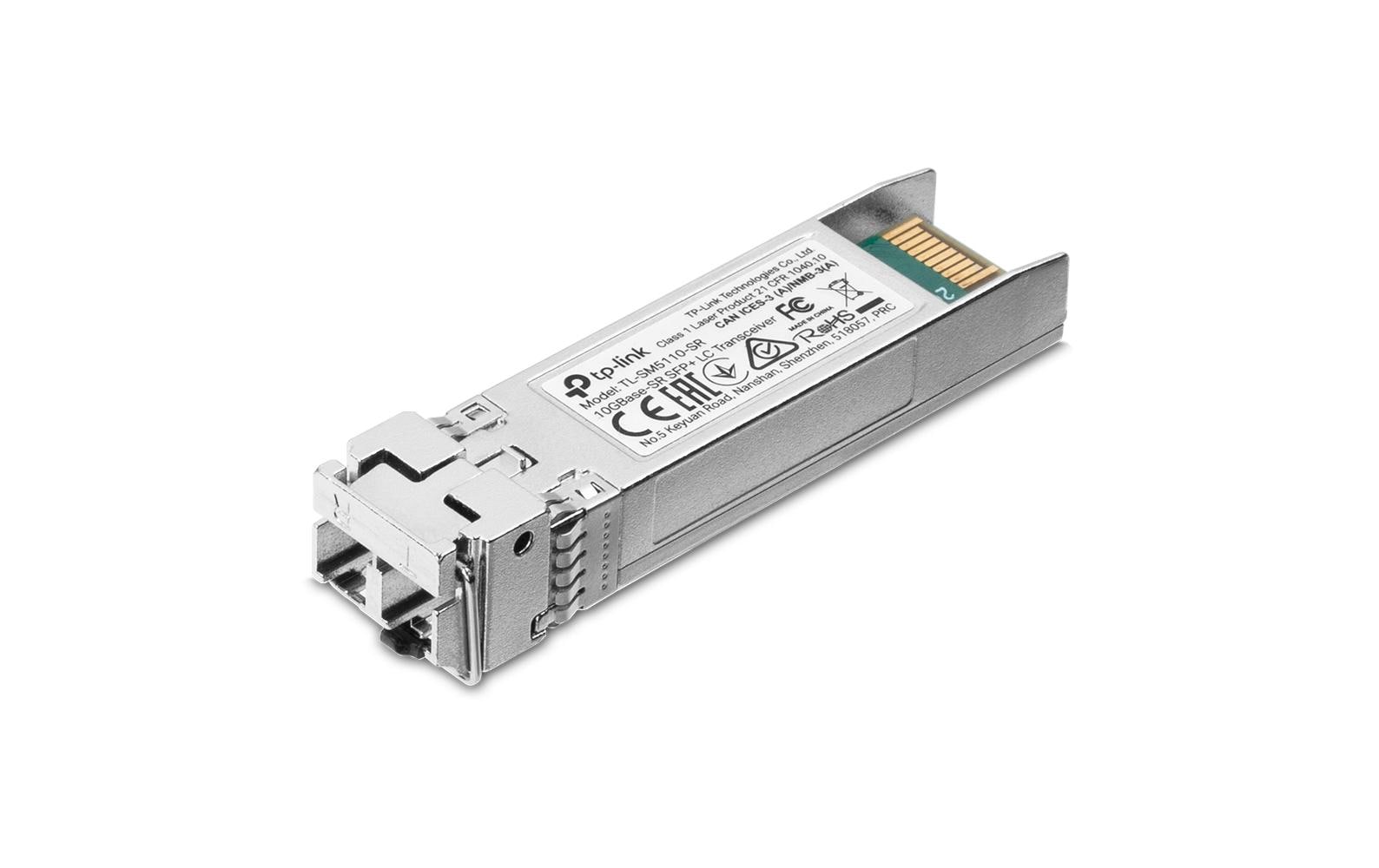 TP-Link TL-SM5110-SR SFP-Transceiver (SFP+) – 10 Gbit/s, Multimode (MMF) LC, 850 nm, bis 300 m, DDM