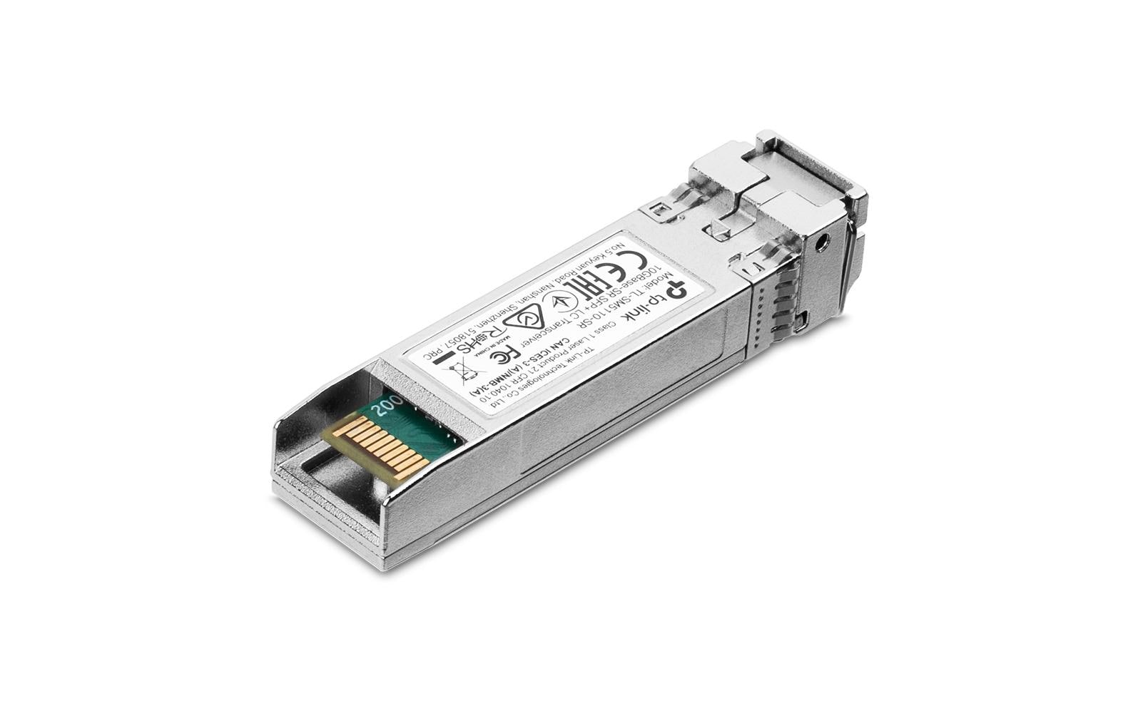 TP-Link TL-SM5110-SR SFP-Transceiver (SFP+) – 10 Gbit/s, Multimode (MMF) LC, 850 nm, bis 300 m, DDM