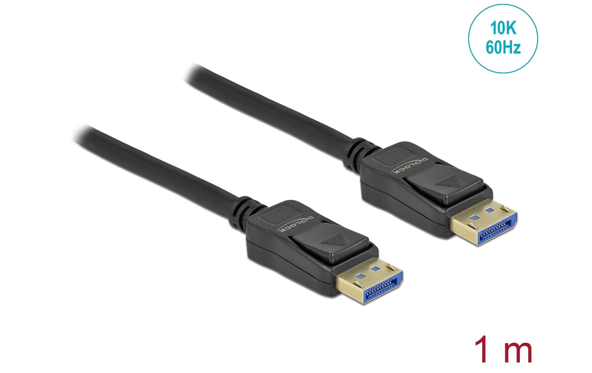 DeLOCK DisplayPort Kabel DP 2.0 10K 60 Hz – 1 m
