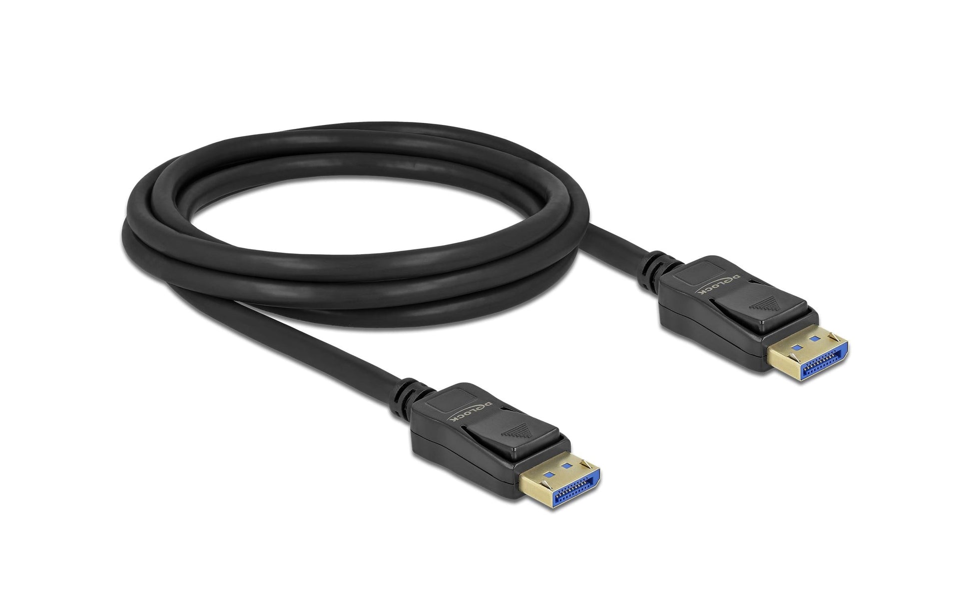 DeLOCK DisplayPort Kabel DP 2.0 10K 60 Hz – 2 m – verriegelbar