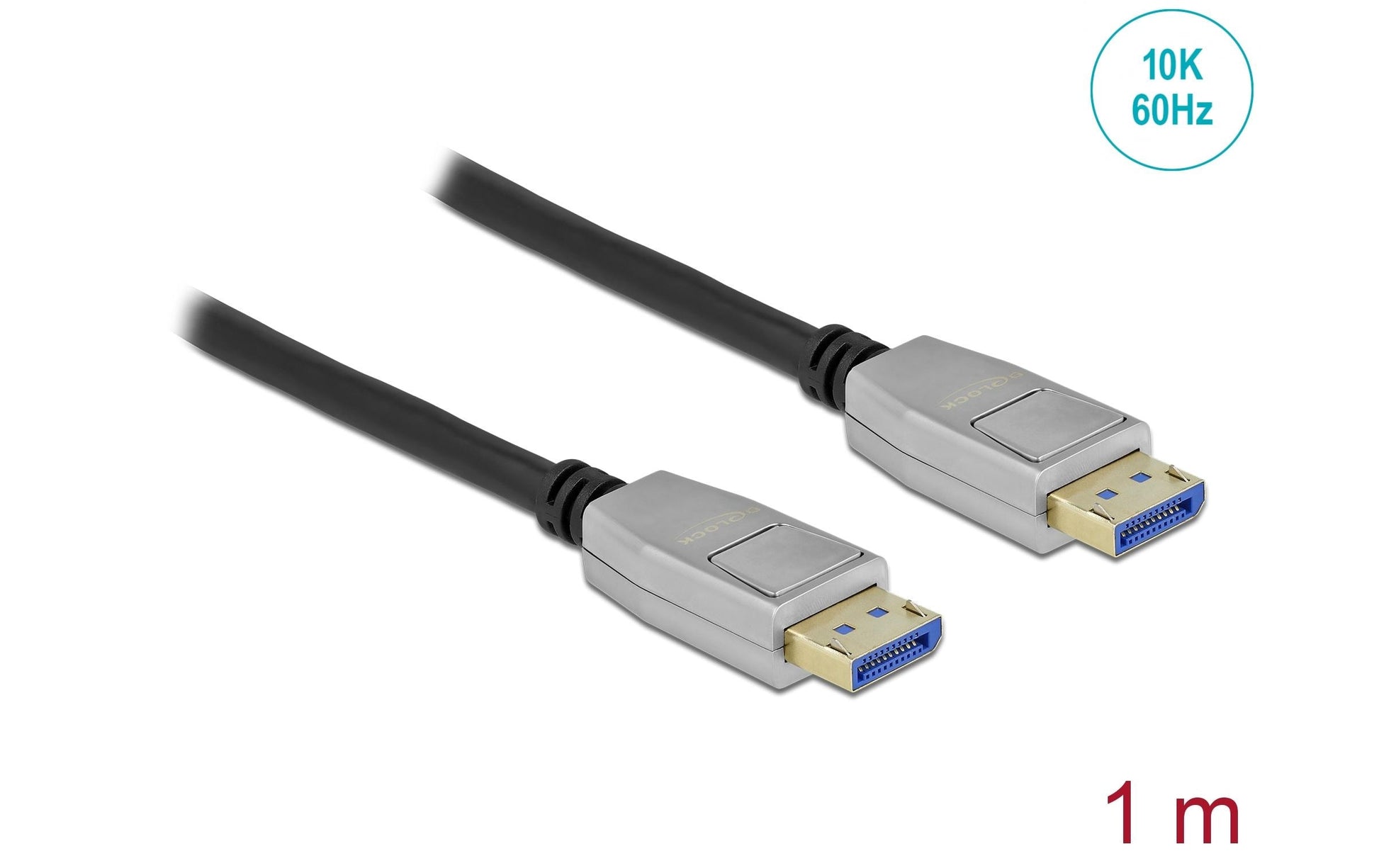 Delock DisplayPort Kabel DP 2.0 10K 60 Hz – 1 m
