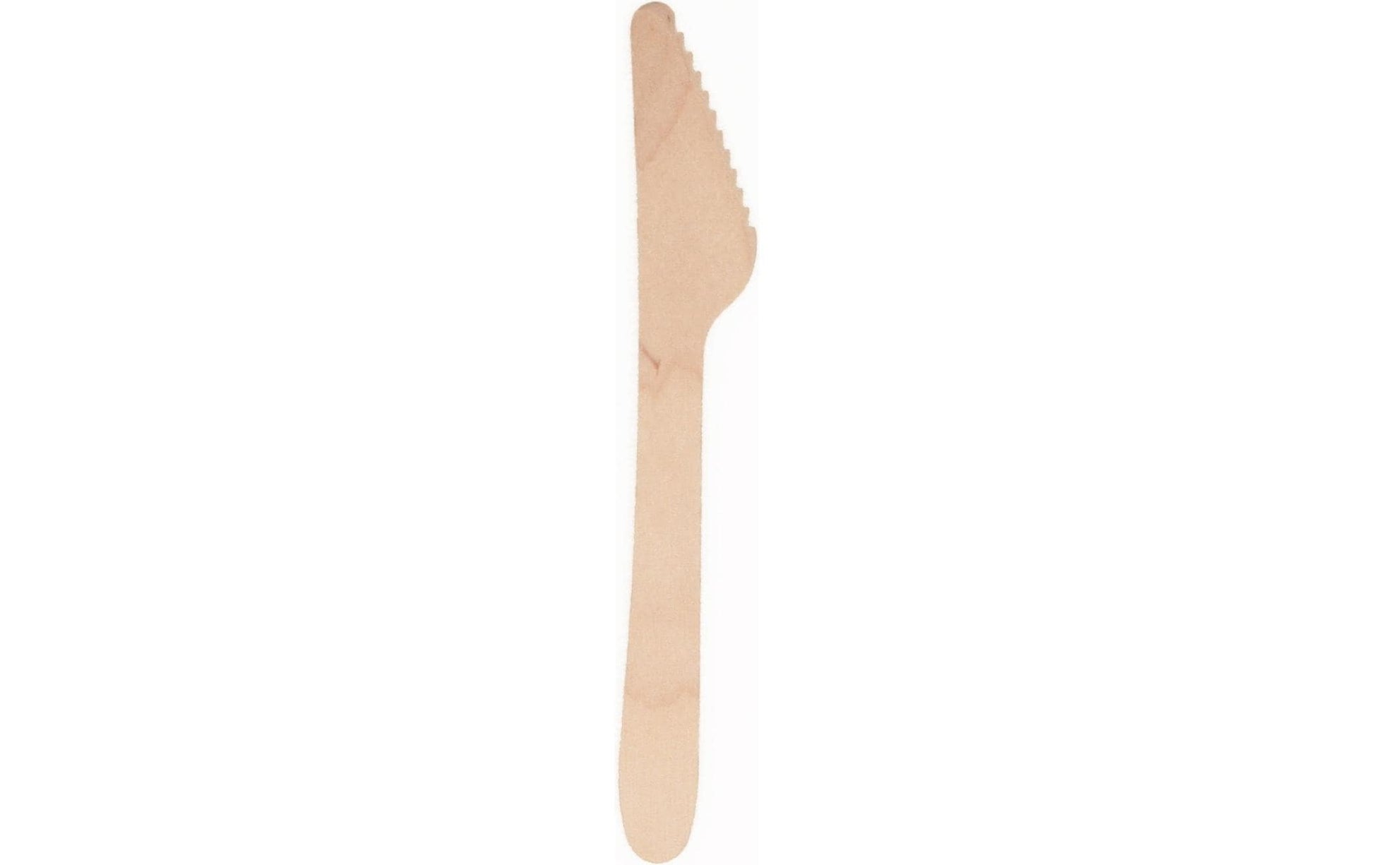 Papstar Holz-Messer, 16,5 cm – 25 Stk.