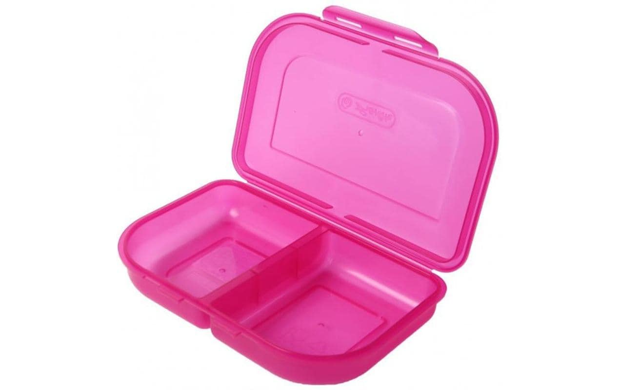 Herlitz Lunchbox 23 × 15,5 × 4 cm, Kunststoff, rosa, für Kinder