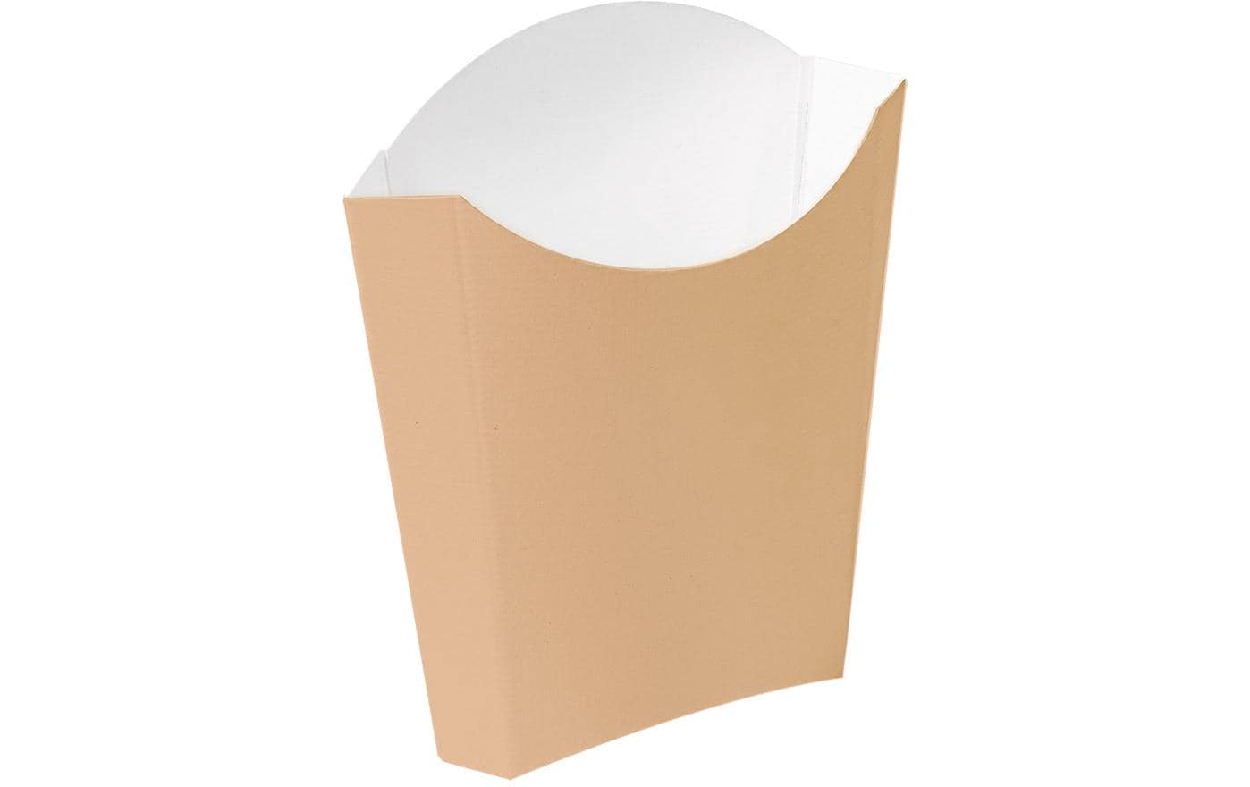 Garcia de Pou Weita Take-away-Box, Papier/Karton – 135 × 85 × 160 mm, braun/weiss – FSC – 200 Stk.
