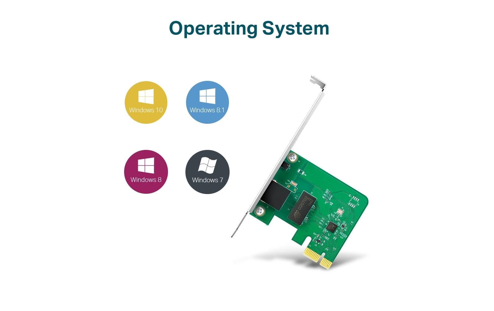 TP-Link TG3468 – PCIe Gigabit-Netzwerkadapter – 1×GbE, PCIe