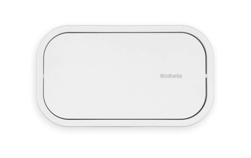 Brabantia Kosmetikeimer MindSet – Recycling-Kunststoff, rechteckig – weiss