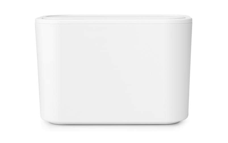 Brabantia Kosmetikeimer MindSet – Recycling-Kunststoff, rechteckig – weiss