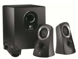 Logitech Z313 – PC-Lautsprecher-Set 2.1 – 25 W, mit Subwoofer, 3,5 mm Klinke, Schwarz