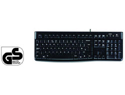 Logitech K120 – Tastatur, kabelgebunden (USB-A), Schwarz