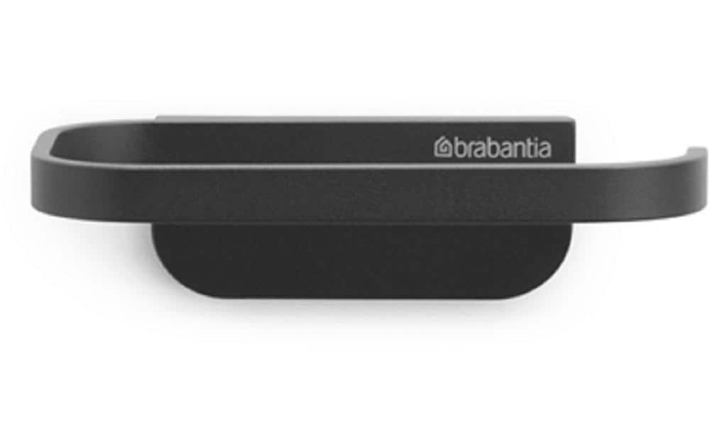 Brabantia Toilettenpapierhalter – Kunststoff, Anthrazit, Wandmontiert, Zum Bohren, Korrosionsbeständig, 14,5