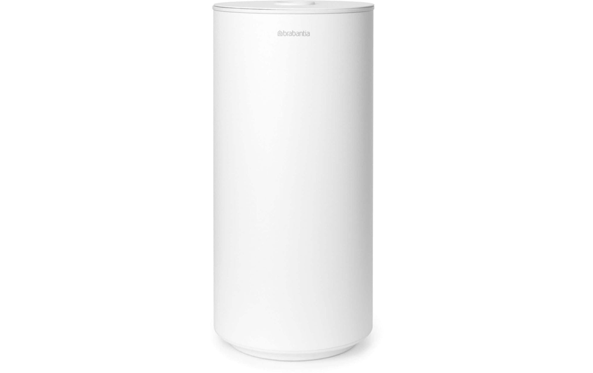Brabantia MindSet – Toilettenpapierspender – Kunststoff, Weiss, für 2 Rollen, 13,7 × 13,7 × 28,9 cm