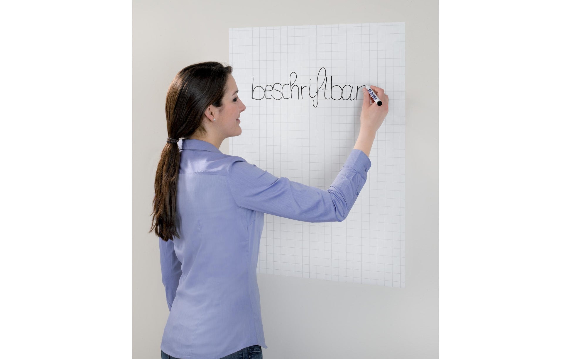 Franken Whiteboardfolie – selbstklebend, weiss – 60 × 80 cm, 25 Blatt