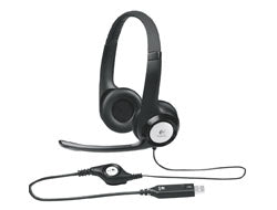Logitech H390 – Duo Headset – USB‑A – Plug and Play – Schwarz