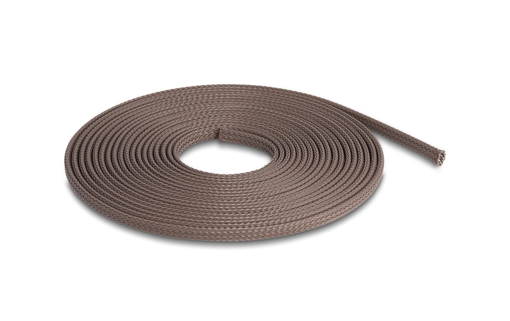 DeLOCK Kabelschlauch Ø 3–9 mm, 5 m, dehnbar, nagerfest – braun
