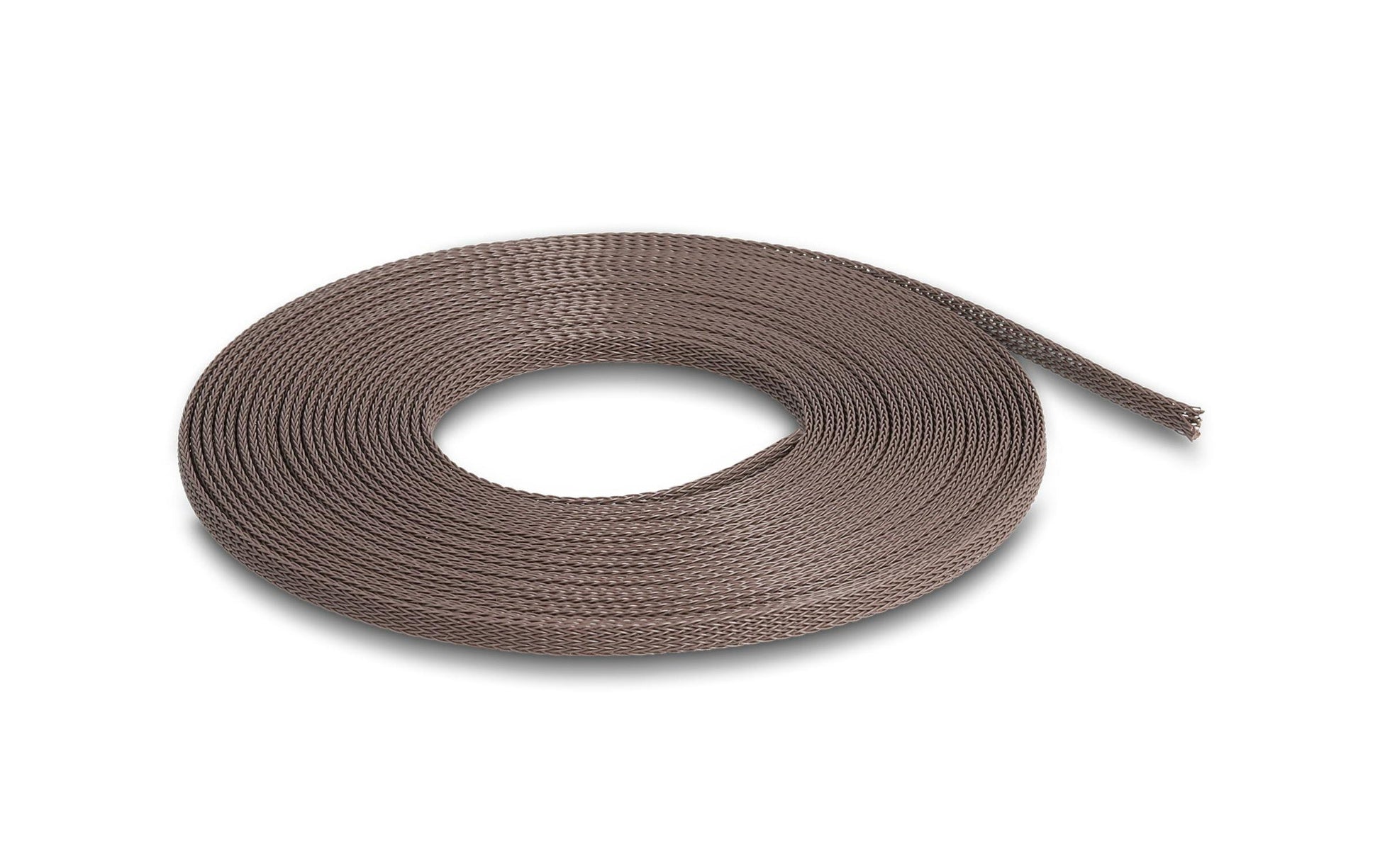 DeLOCK Kabelschlauch, Ø 3 mm × 5 m, zuschneidbar – braun