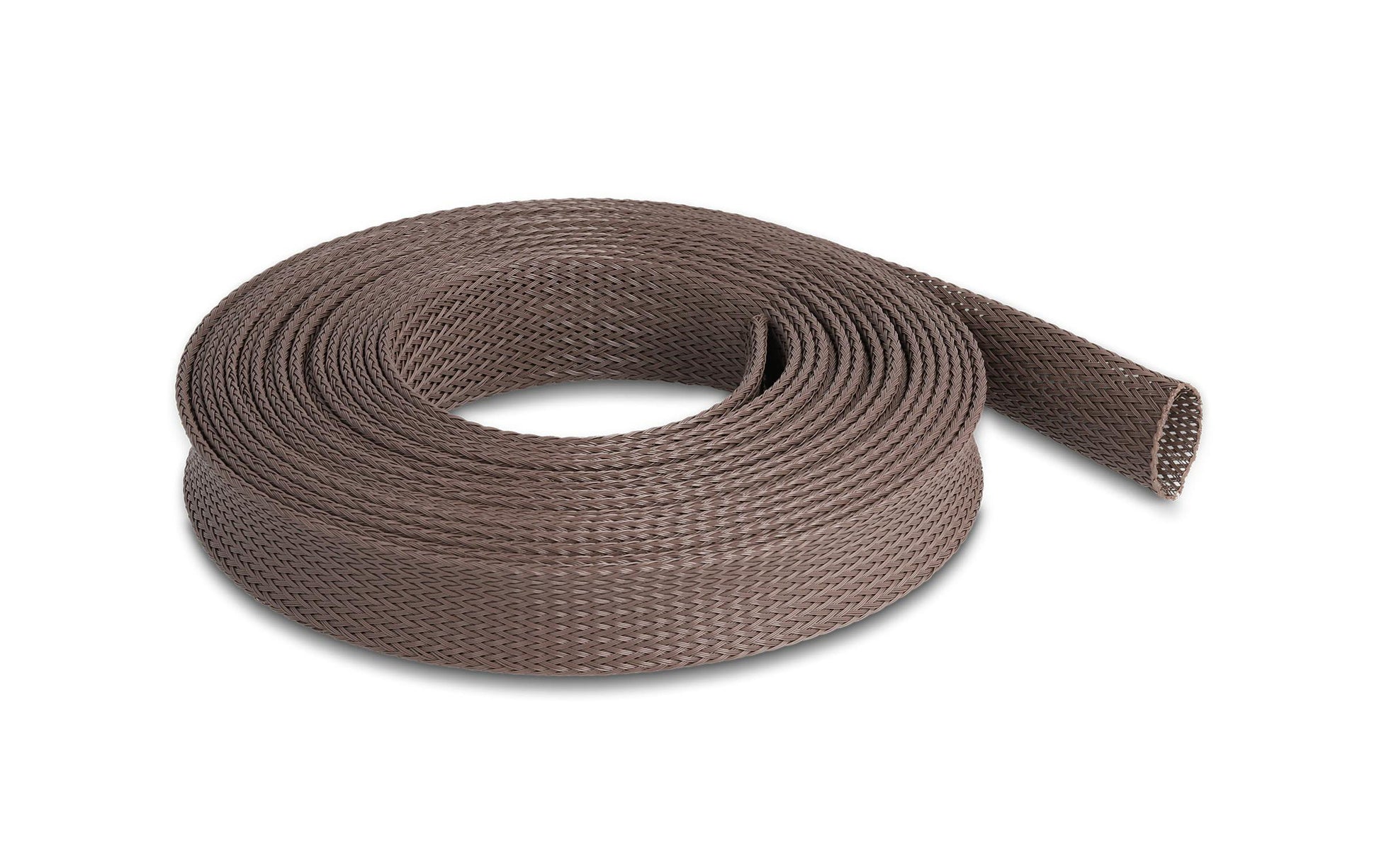 DeLOCK Kabelschlauch Ø 18–33 mm × 5 m, elastisch – Braun