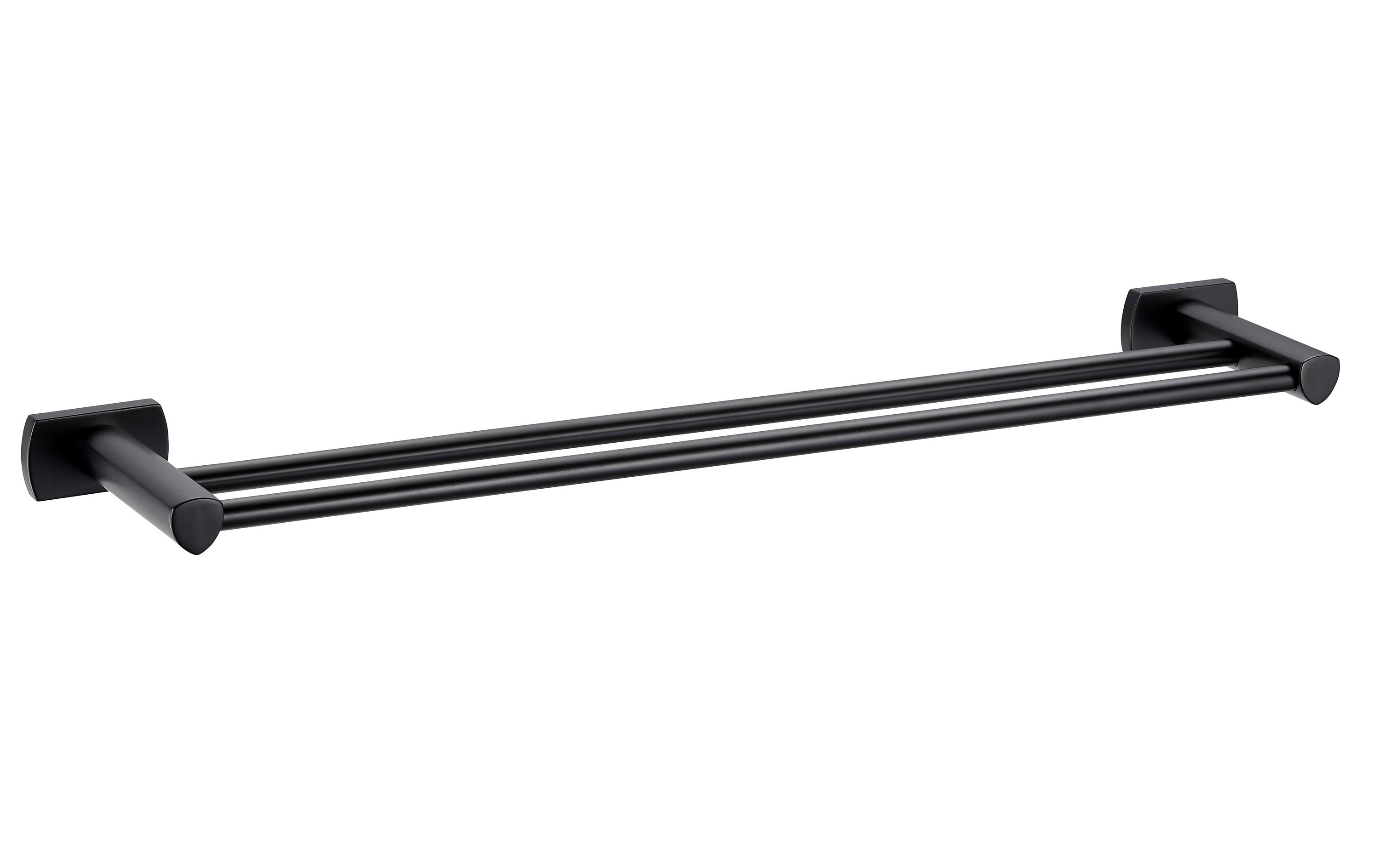 Biasca Handtuchhalter (Wand) – doppelt, Metall, zum Schrauben, Chrom