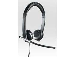 Logitech H650e – Duo Headset – USB‑A, Rauschunterdrückendes Mikrofon, Stummschalter – Schwarz