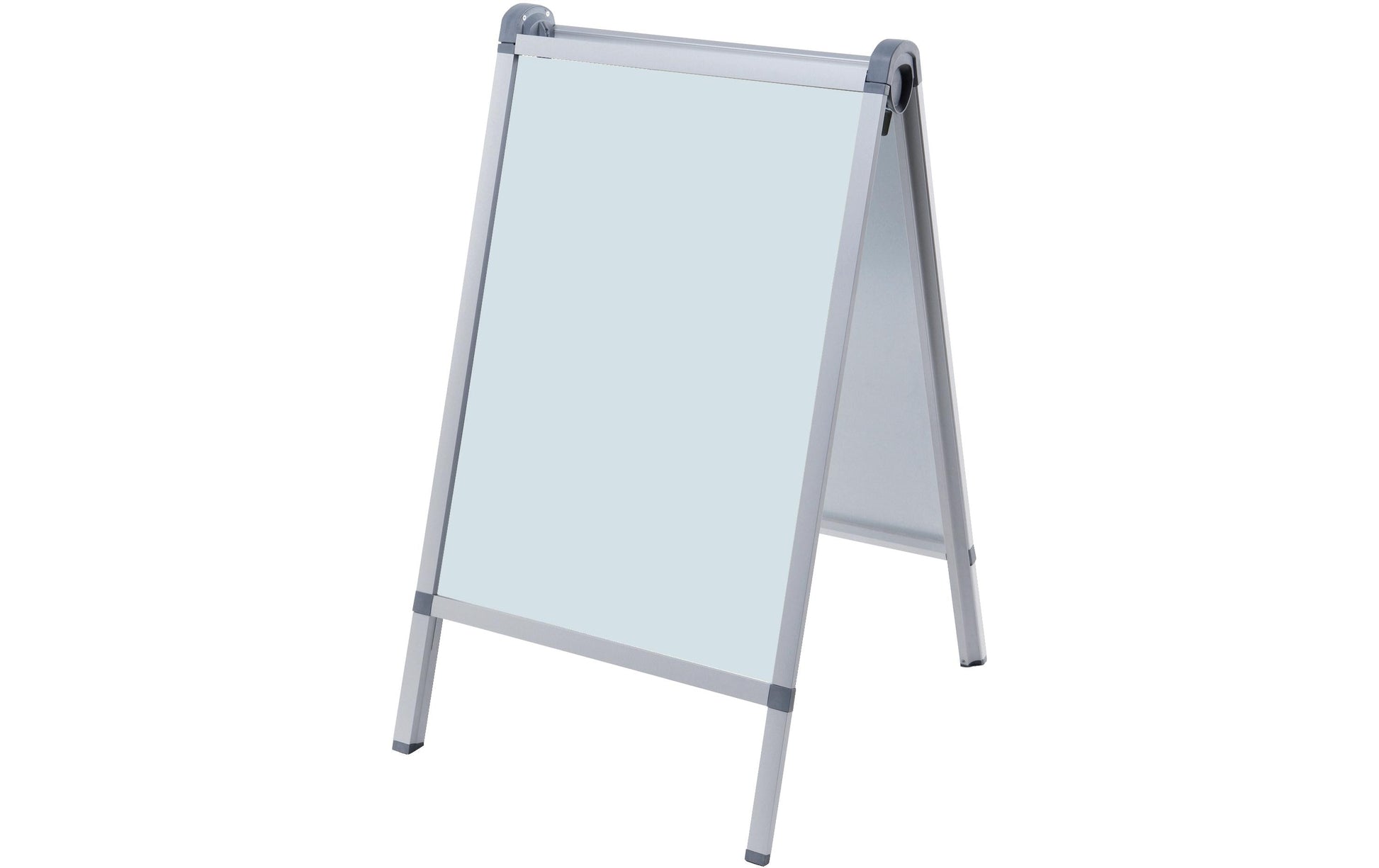 Franken Plakatständer Outdoor PRO – DIN A1, 652 × 1100 mm, silber, Aluminium