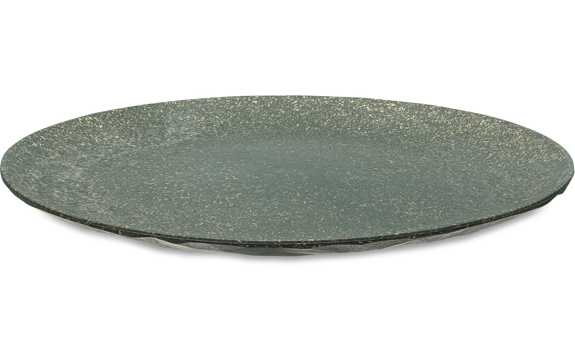 Koziol Speiseteller Club – 4er Set, Ø 26 cm, Kunststoff (biozirkulär), Grau, spülmaschinenfest, BPA-frei