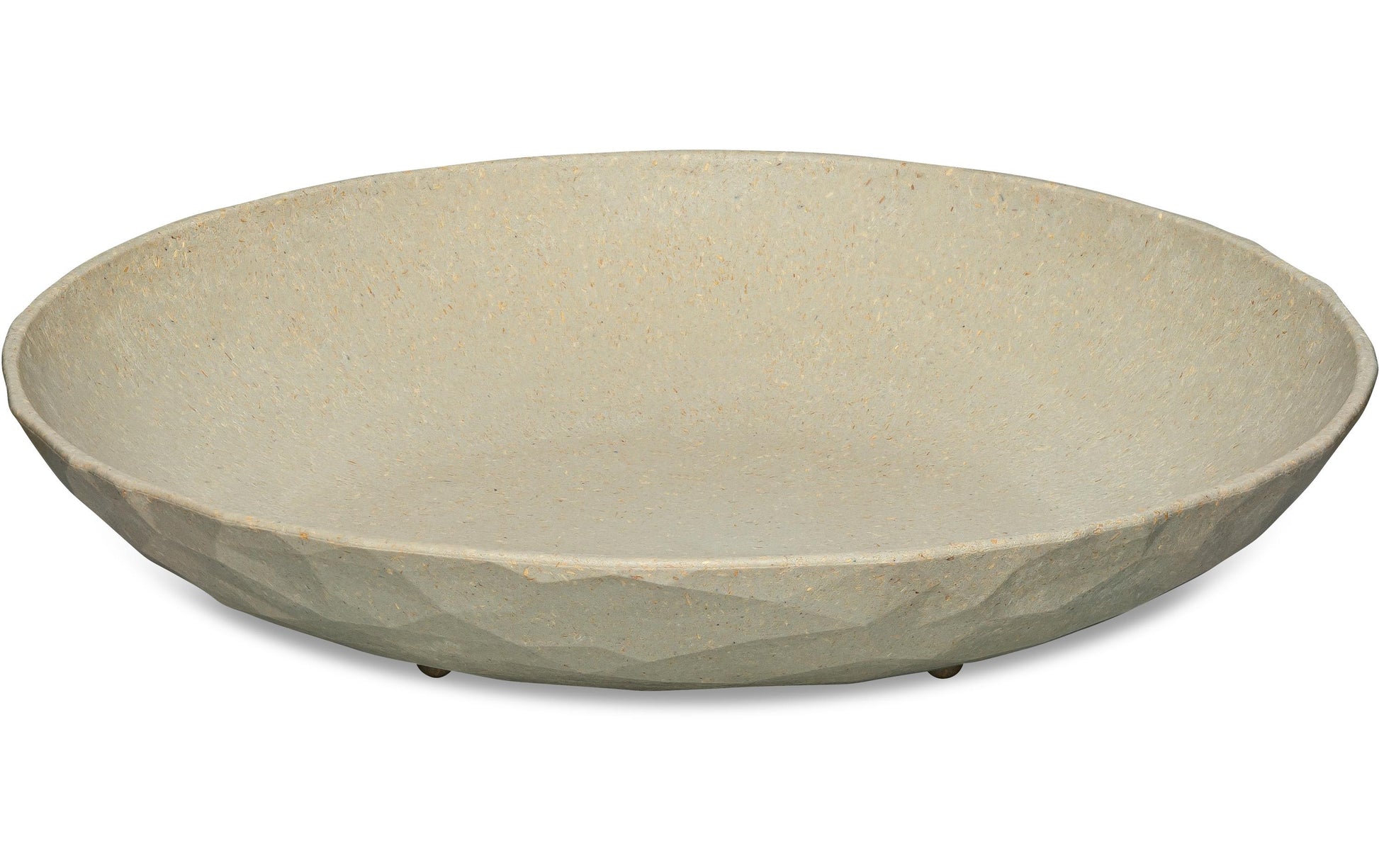 koziol Suppenteller Club – 4er Set, Ø 22 cm, Kunststoff (biozirkulär), Sand, spülmaschinenfest, BPA-frei