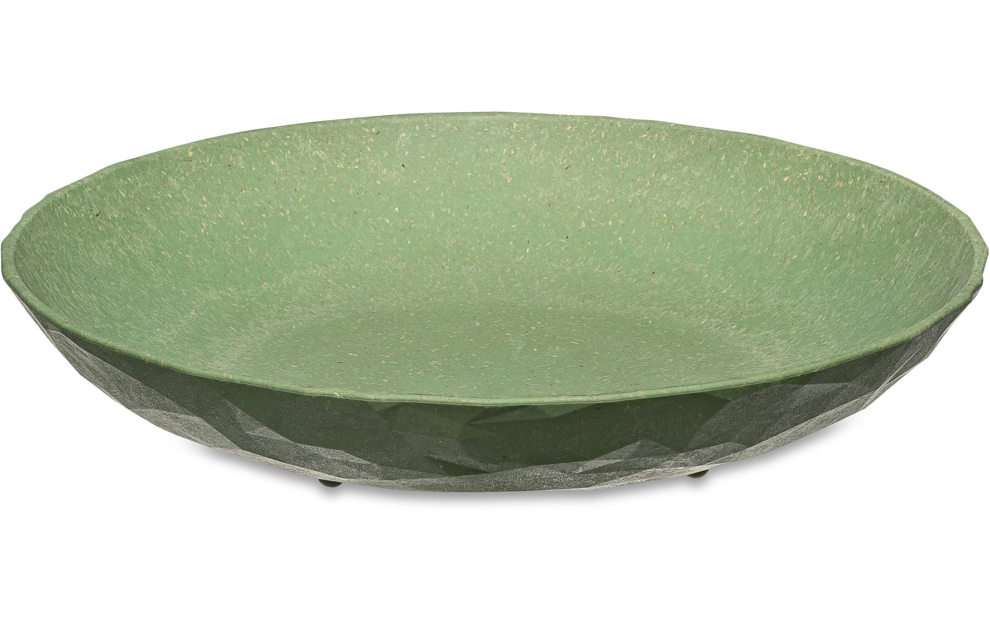 koziol Suppenteller – 4er Set, Ø 22 cm, Kunststoff (biozirkulär), Grün, spülmaschinenfest, BPA-frei