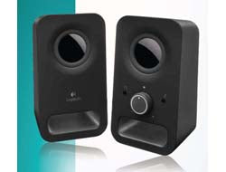 Logitech Z150, Paar – PC-Lautsprecher-Set – 2.0, 3 W, 3.5 mm Klinke, Schwarz