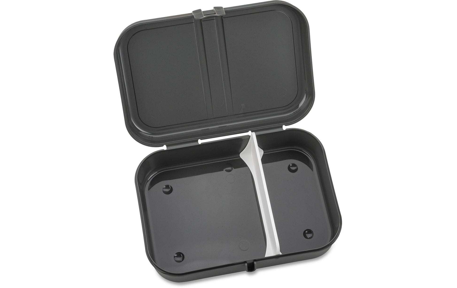 Koziol – Lunchbox, 23,2 × 16,6 × 6,2 cm, Biokunststoff, grau