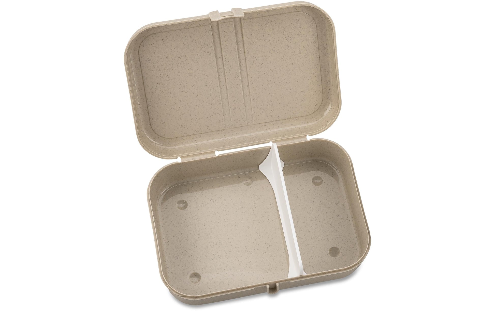 Koziol – Lunchbox 23,2 × 16,6 × 6,2 cm, Biokunststoff, sand