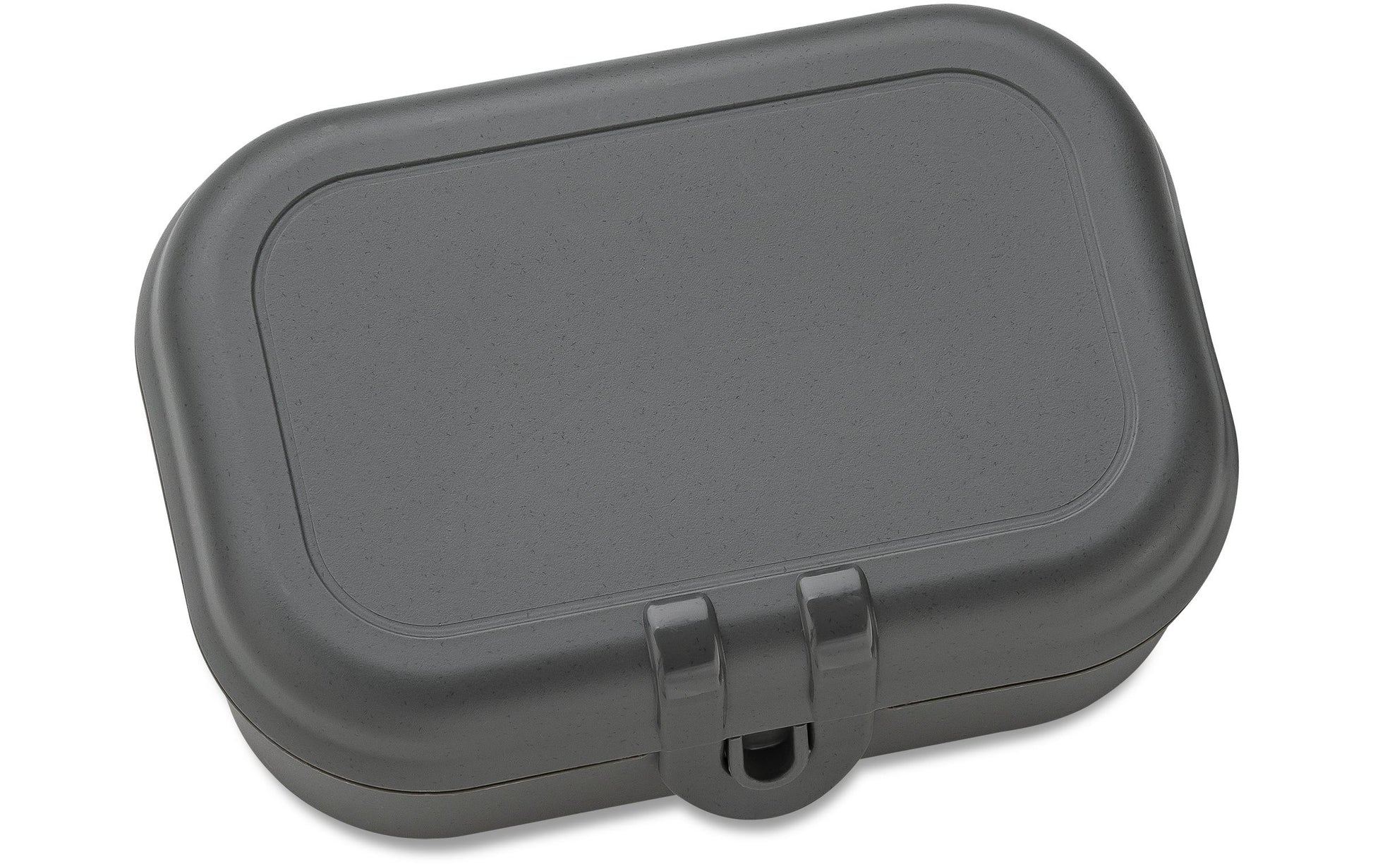 Koziol Pascal S – Lunchbox 15,1 × 10,8 × 6 cm, Biokunststoff, Grau, BPA-frei