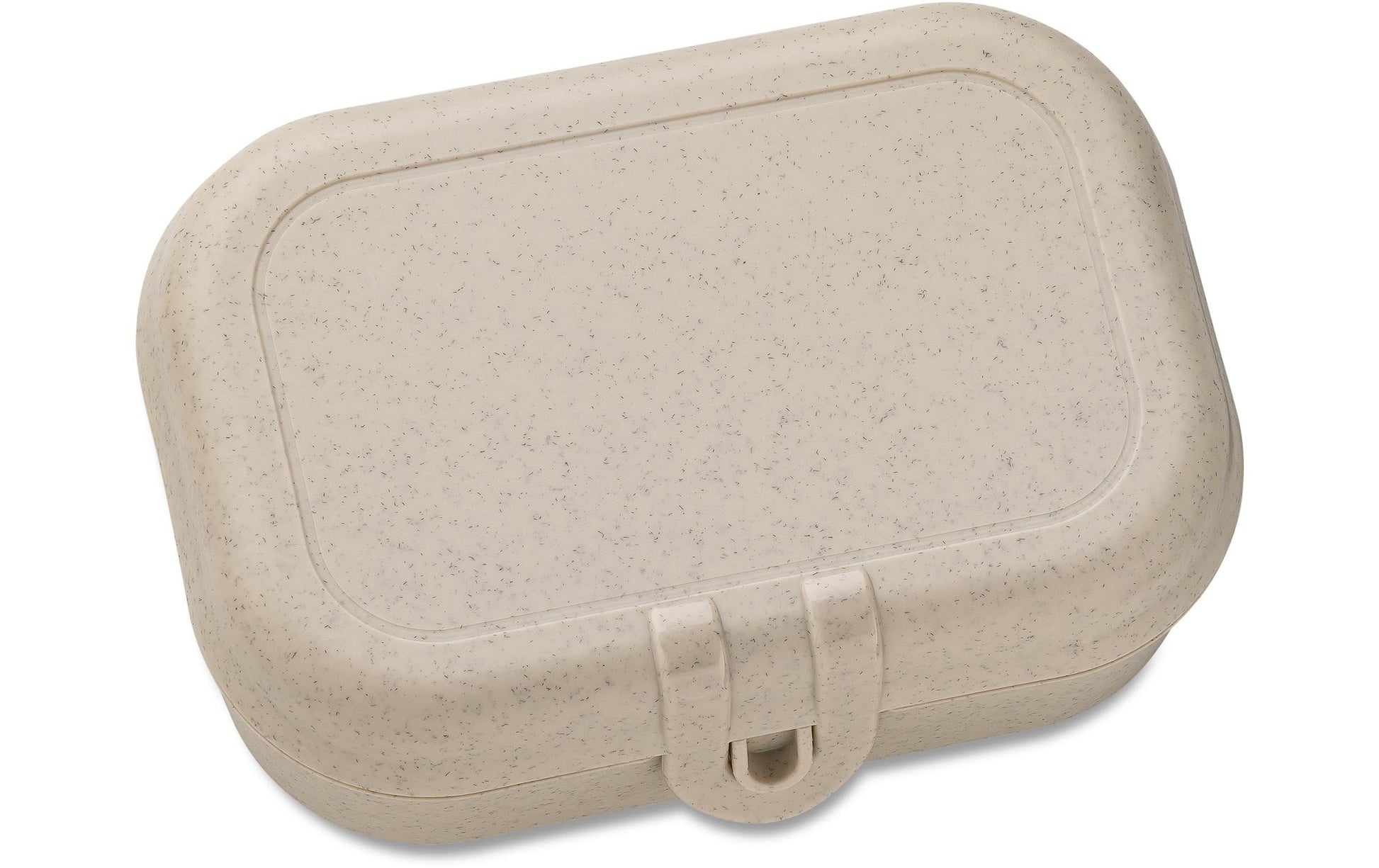 Koziol Lunchbox Pascal S – 15,1 × 10,8 × 6,0 cm, Kunststoff (biozirkulär), Beige, spülmaschinenfest, BPA-frei