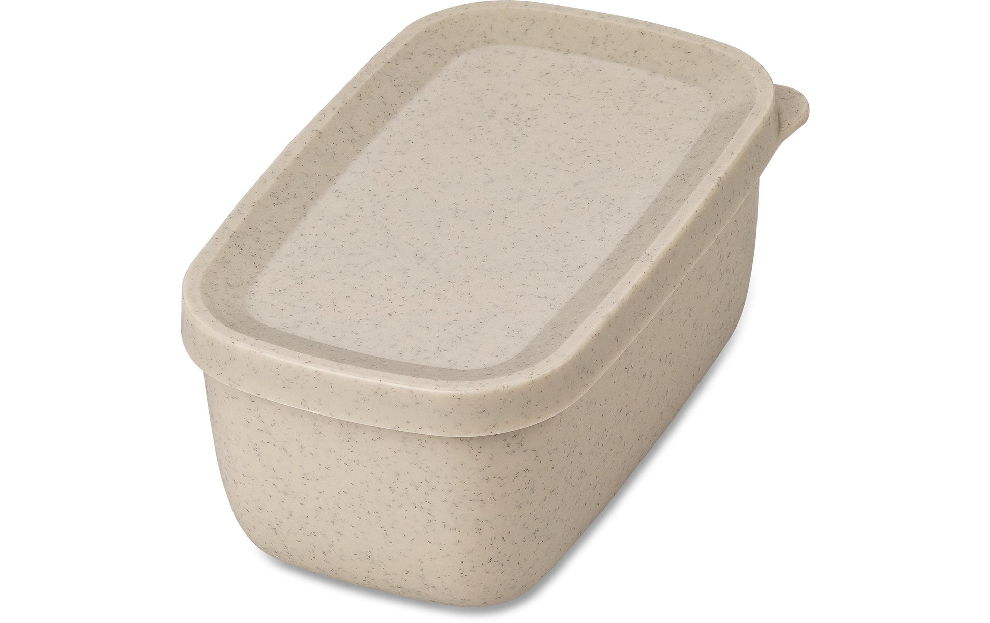 Koziol – Lunchbox 250 ml, 8,1 × 12,4 × 5,3 cm, Biokunststoff, leckdicht, sand